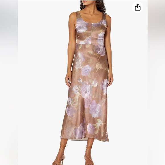 VINCE Women's Square Neck Evening Dress - Picture 1 of 17